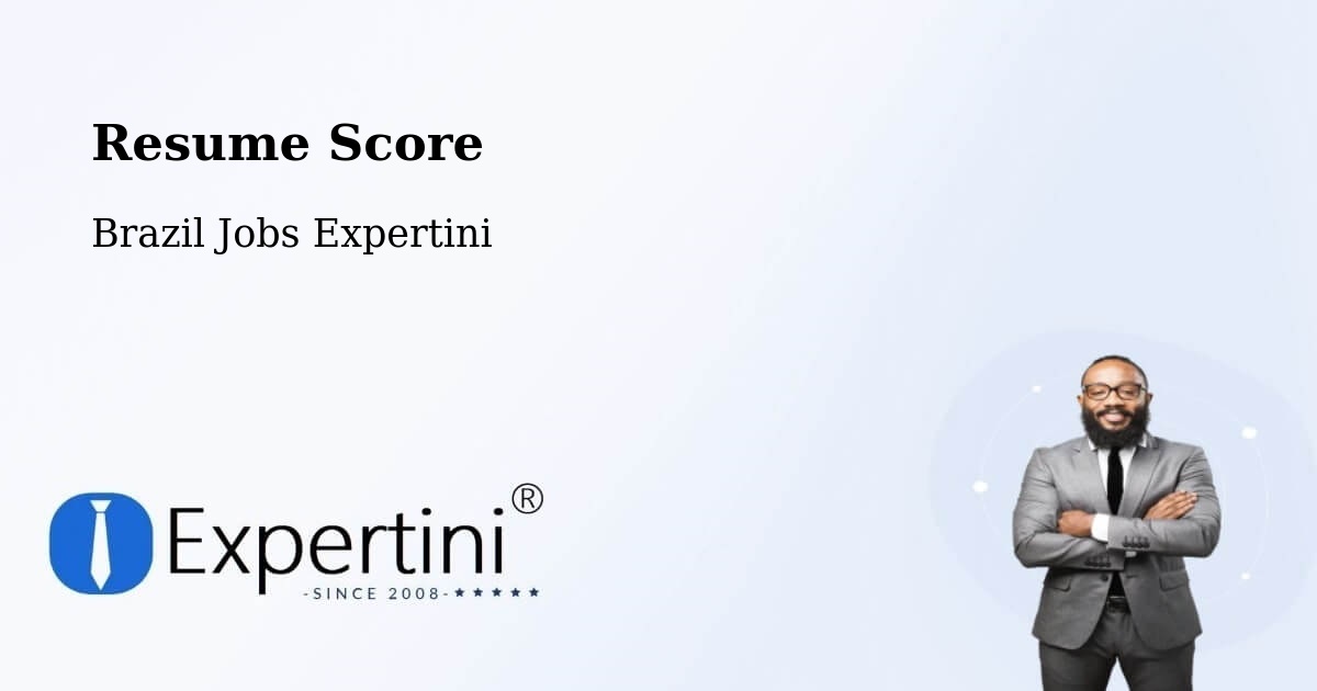 Resume Score & Job Description Match Tool – Lavras Do Sul - Brazil Jobs Expertini